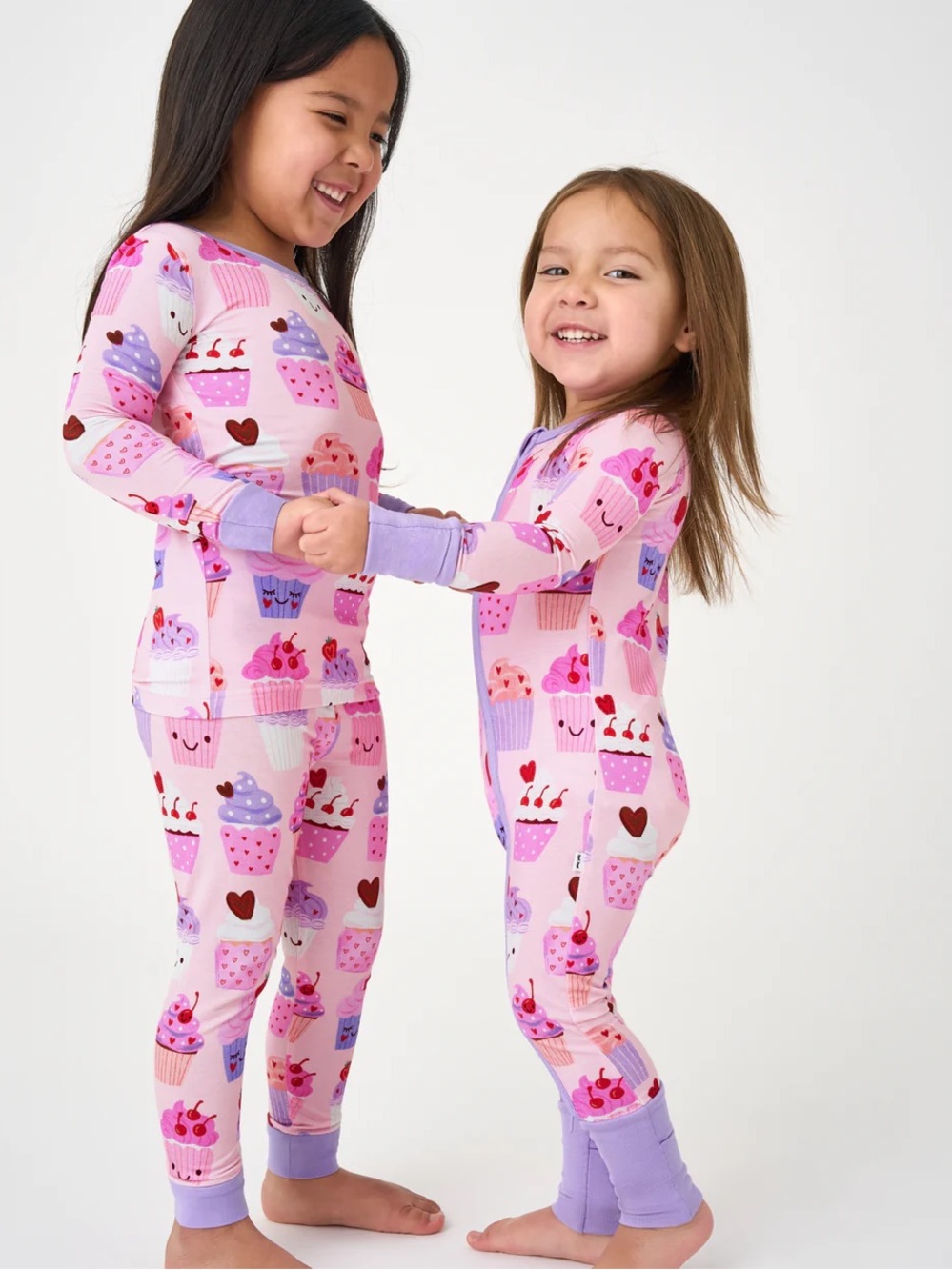 NWT 3-6M Little Sleepies Cupcake Kisses Pink and Purple Zippy - Picture 7 of 8